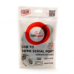 Переходник USB-COM RS232 Cablexpert UAS111